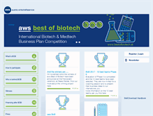 Tablet Screenshot of bestofbiotech.at